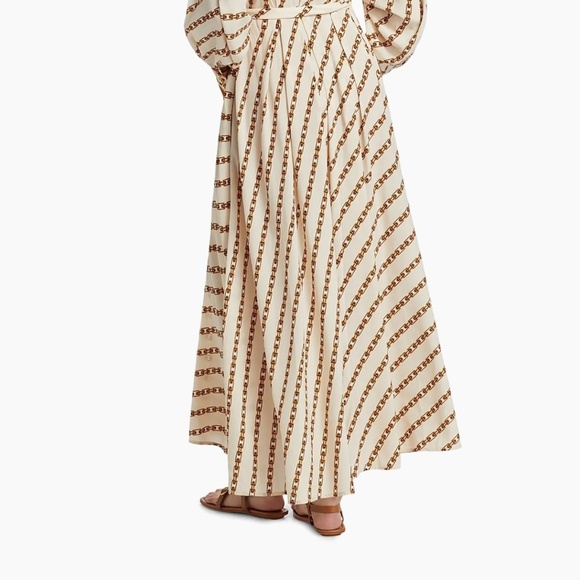 Zimmermann Women's Tuck Midi-Shirtdress with Chain - Picture 4 of 5